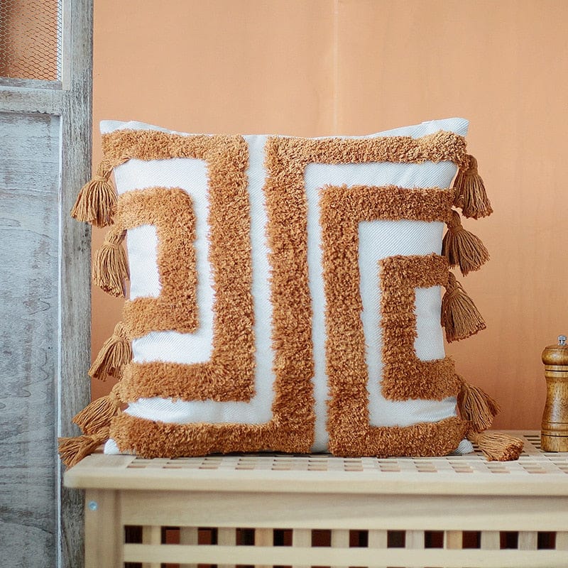 Moroccan Tuft Pillow Cover