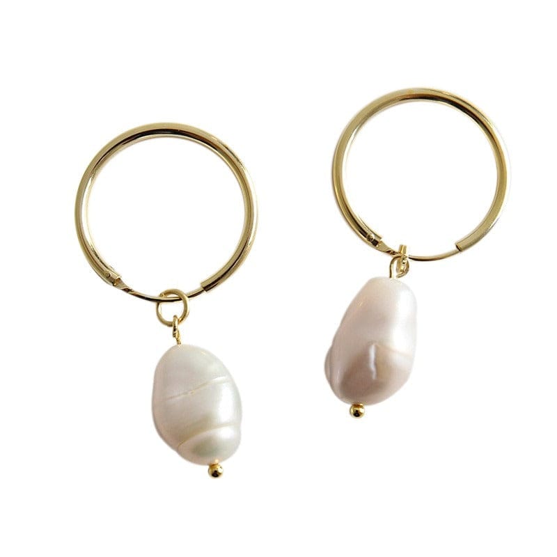 Rosé Pearl Earrings
