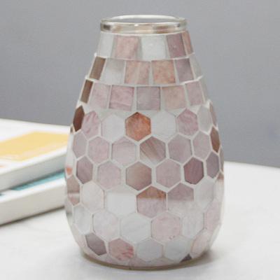 Mosaic Glass Vase