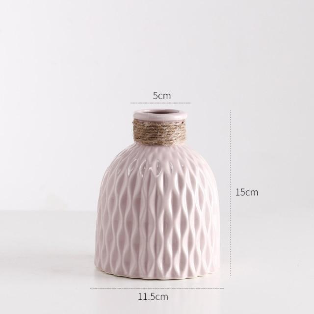 Textured Ceramic Vase – Still Serenity