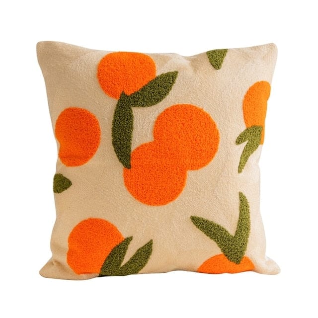 Citrus Woven Pillow Cover