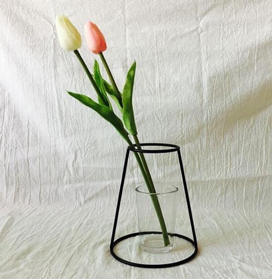 Iron Outline Vase