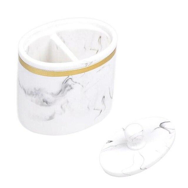 Marble Cotton Holder