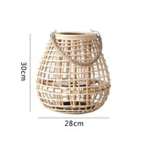Rattan Candle Holder